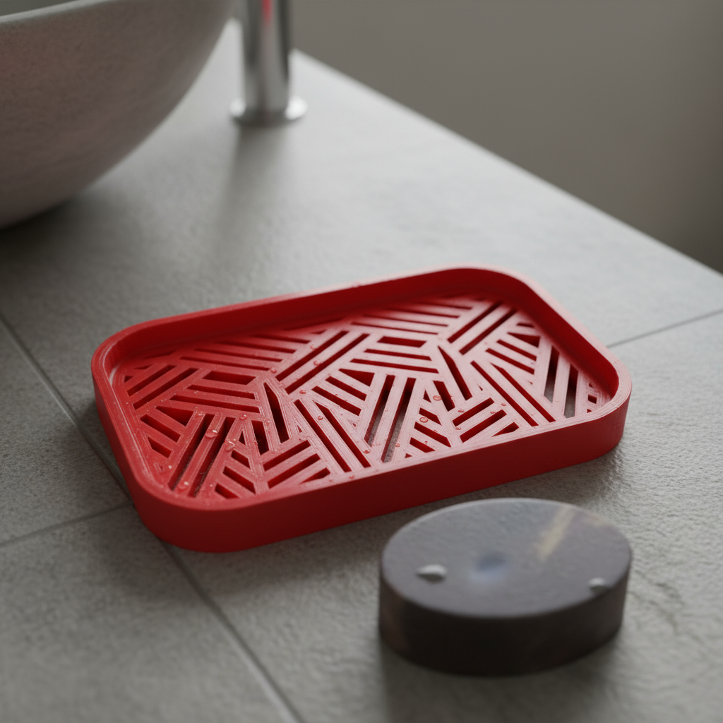 Jabonera Organizador Jabon Baño Parametric Diseño Armonia 3d - Imagen 72