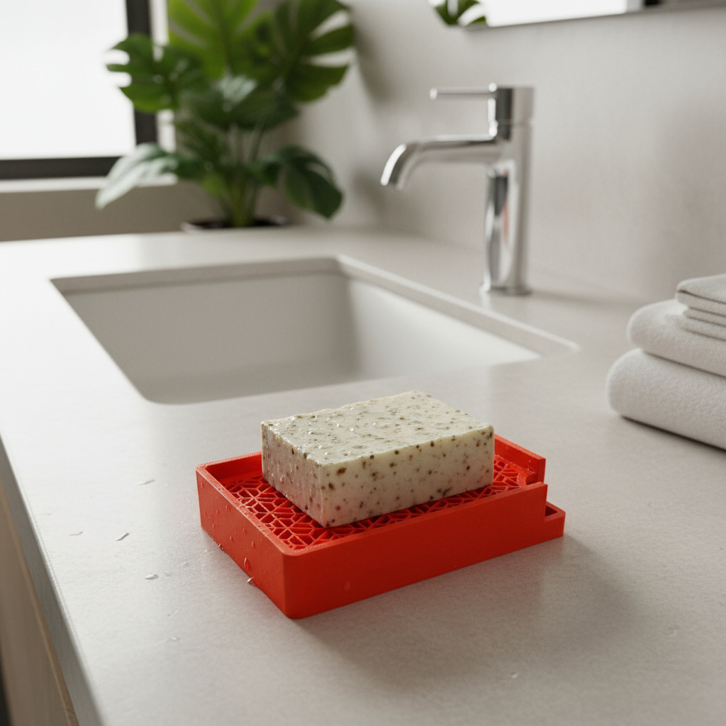 Jabonera Organizador Jabon Baño Parametrico Arabe Armonia 3d - Imagen 10