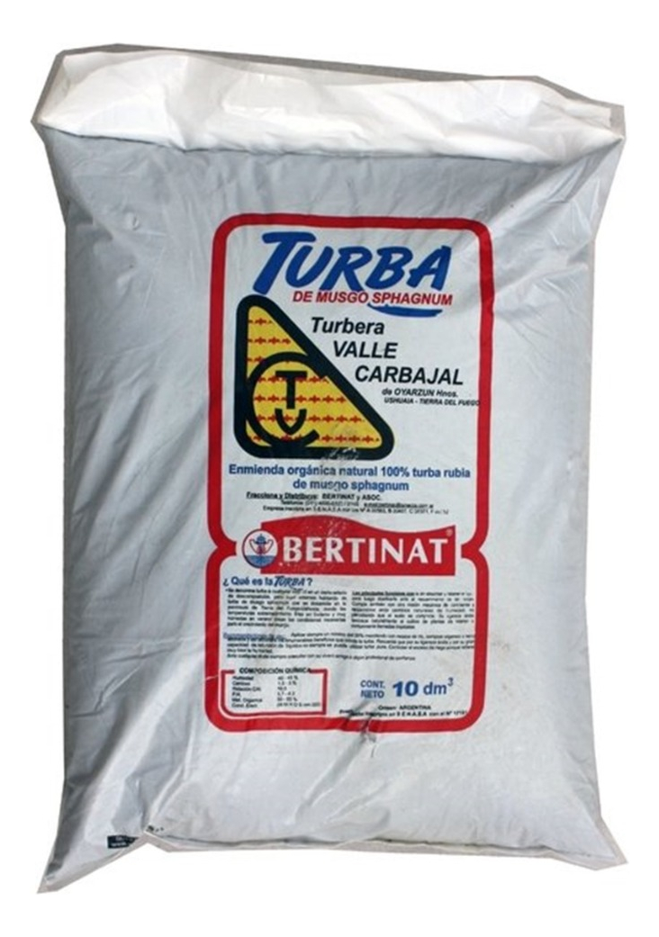 Turba De Musgo Spagnum Bertinat 5 Dm3 - Imagen 2