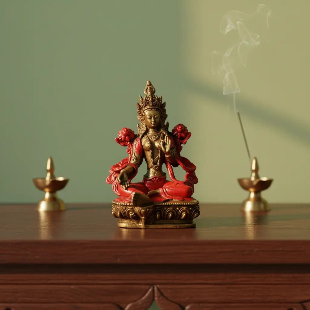 Buda Tara Sabiduria Compasion Bendicion Paz Armonia 20cm - Imagen 12