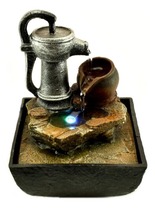 Fuente De Agua Chica Zen Cascada Bomba Super Oferta!!!