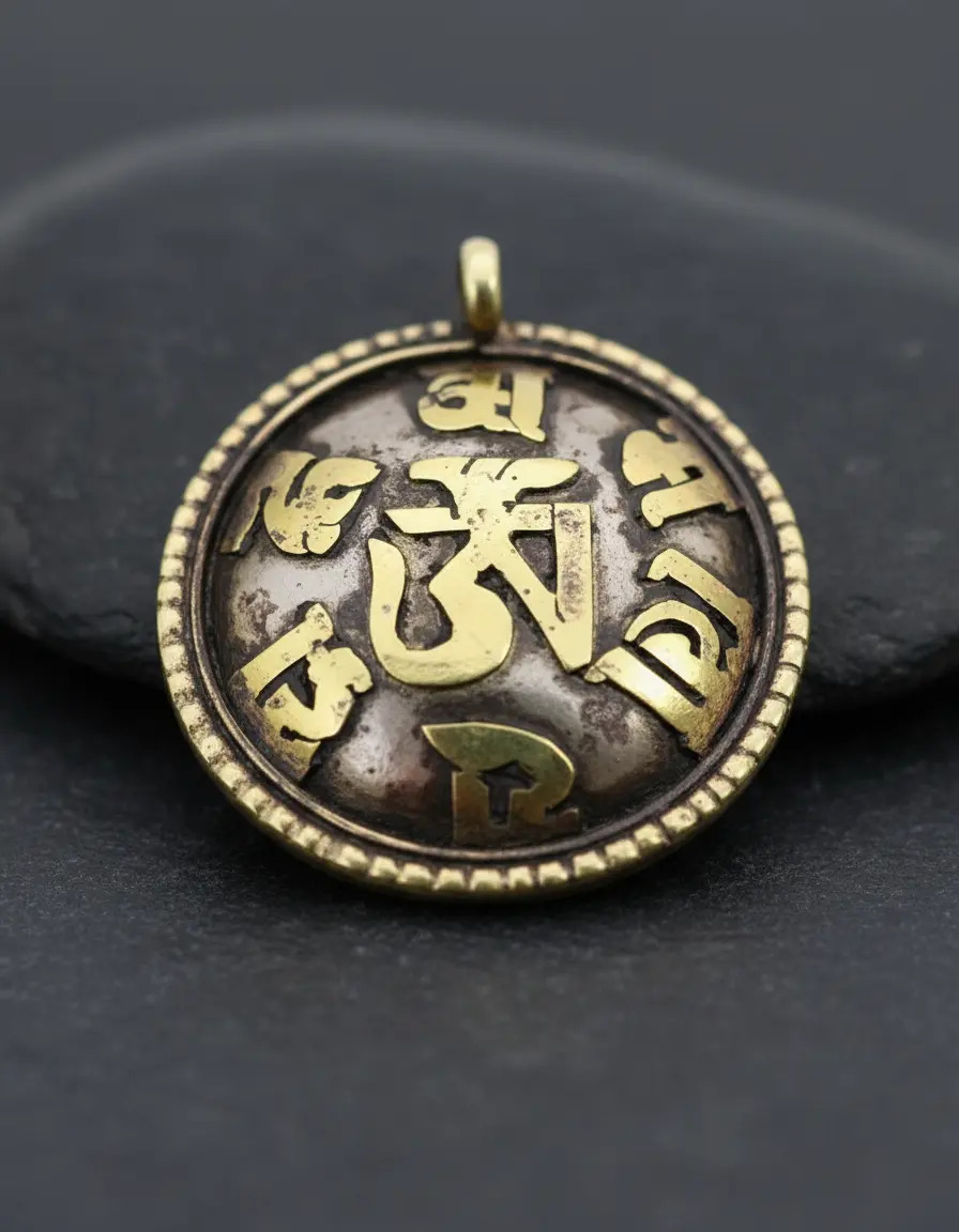 Dijes Importados Metal Mantra Suerte Fortuna Éxito Amor Paz - Imagen 106