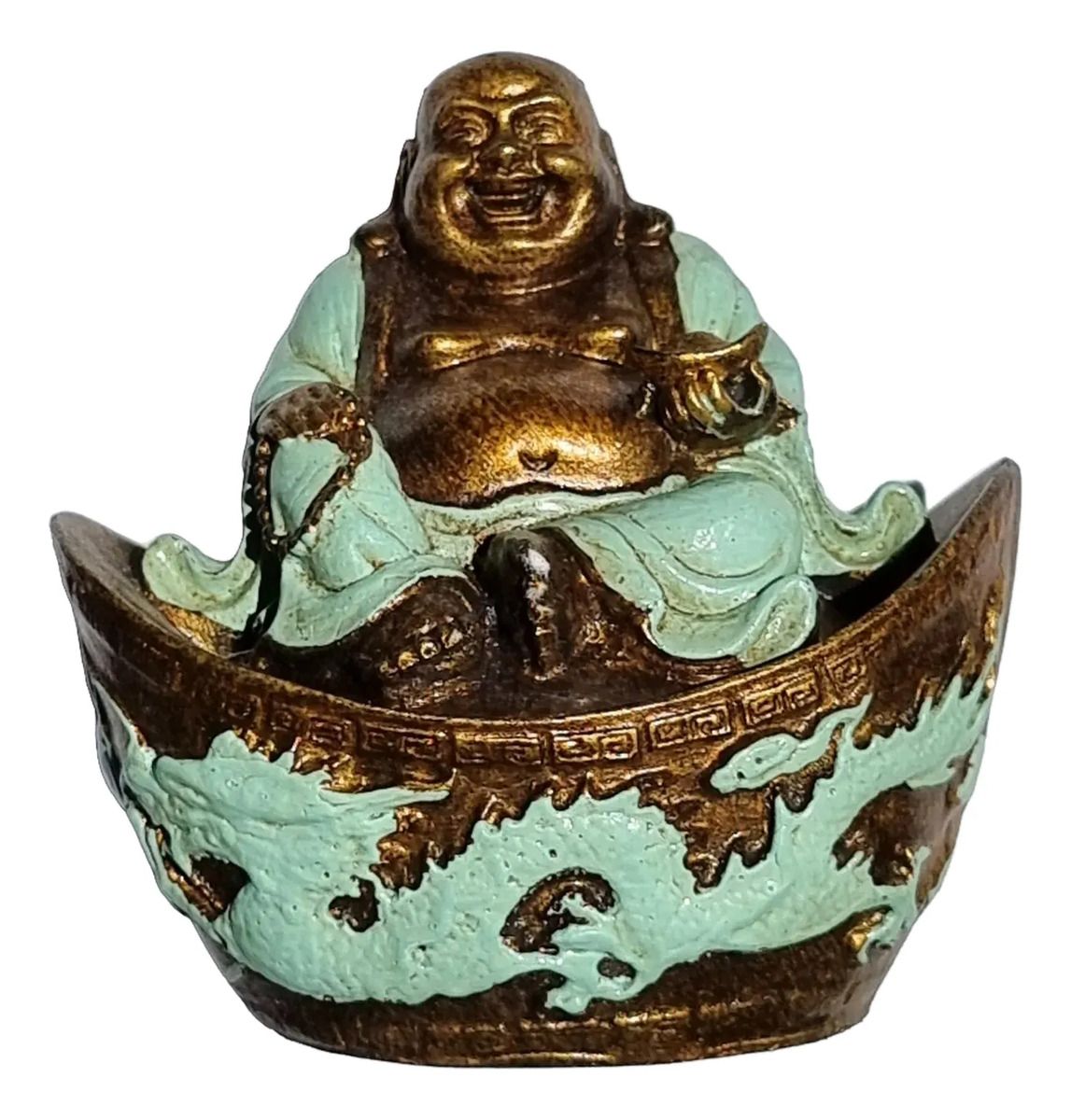 Buda Feliz Suerte Abundancia Dinero Importado Bali 10cm - Imagen 26