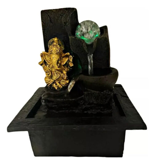 Fuente De Agua Mediana Cascada Ganesh Relajación Oferta!!