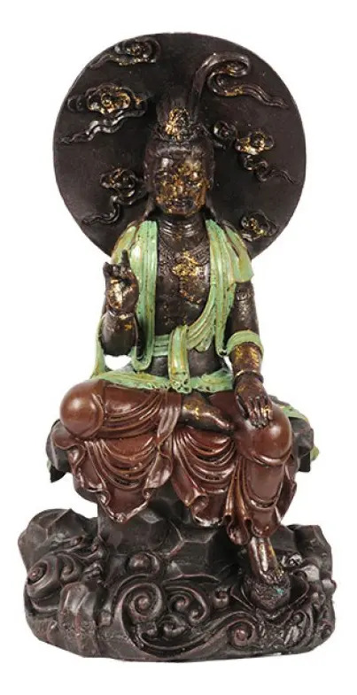 Kuan Yin Kwan Sabiduria Meditando Bendicion Paz Armonia 43cm