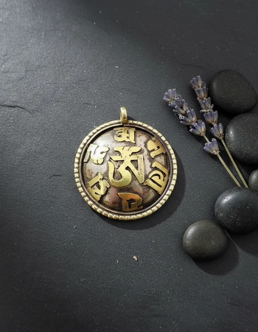 Dijes Importados Metal Mantra Suerte Fortuna Éxito Amor Paz - Imagen 101