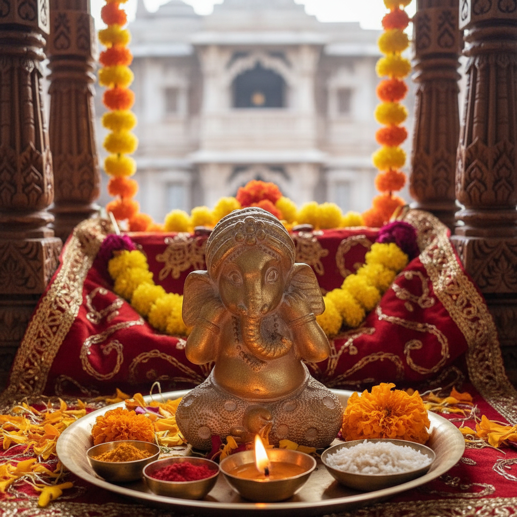 Set Ganesh Sabios Meditando Estatua Ciego Sordo Mudo 11cm - Imagen 5