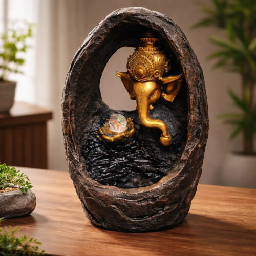 Fuentes De Agua Grande Cascadas Ganesh Cueva 60cm