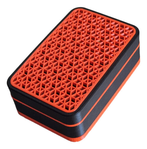 Caja Estuche Guardado Rigida 3d Cartas Joyas  12x8x5cm Abs