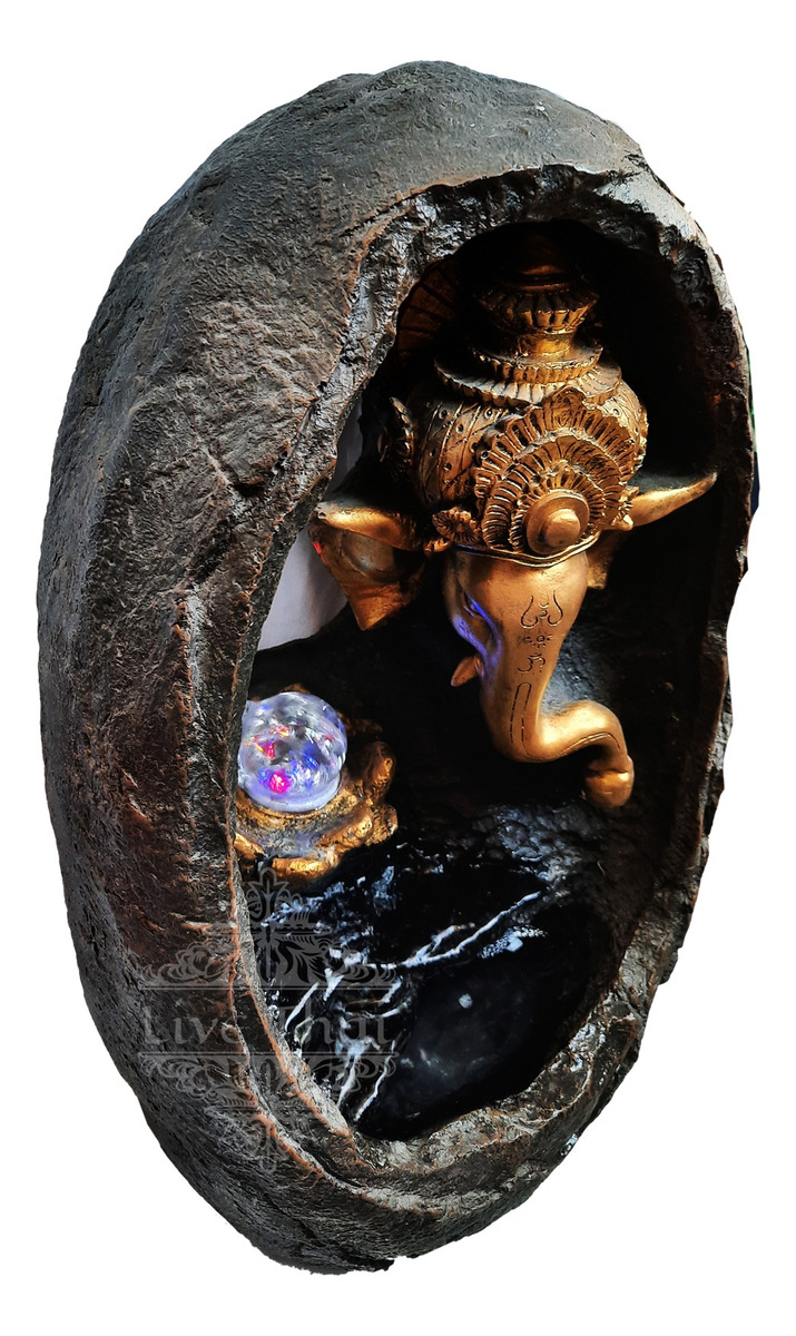 Fuentes De Agua Grande Cascadas Ganesh Cueva 60cm - Imagen 6