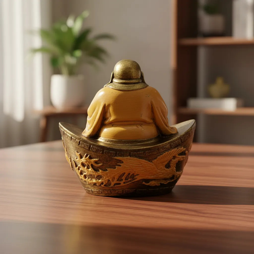 Buda Feliz Suerte Abundancia Dinero Importado Bali 10cm - Imagen 31