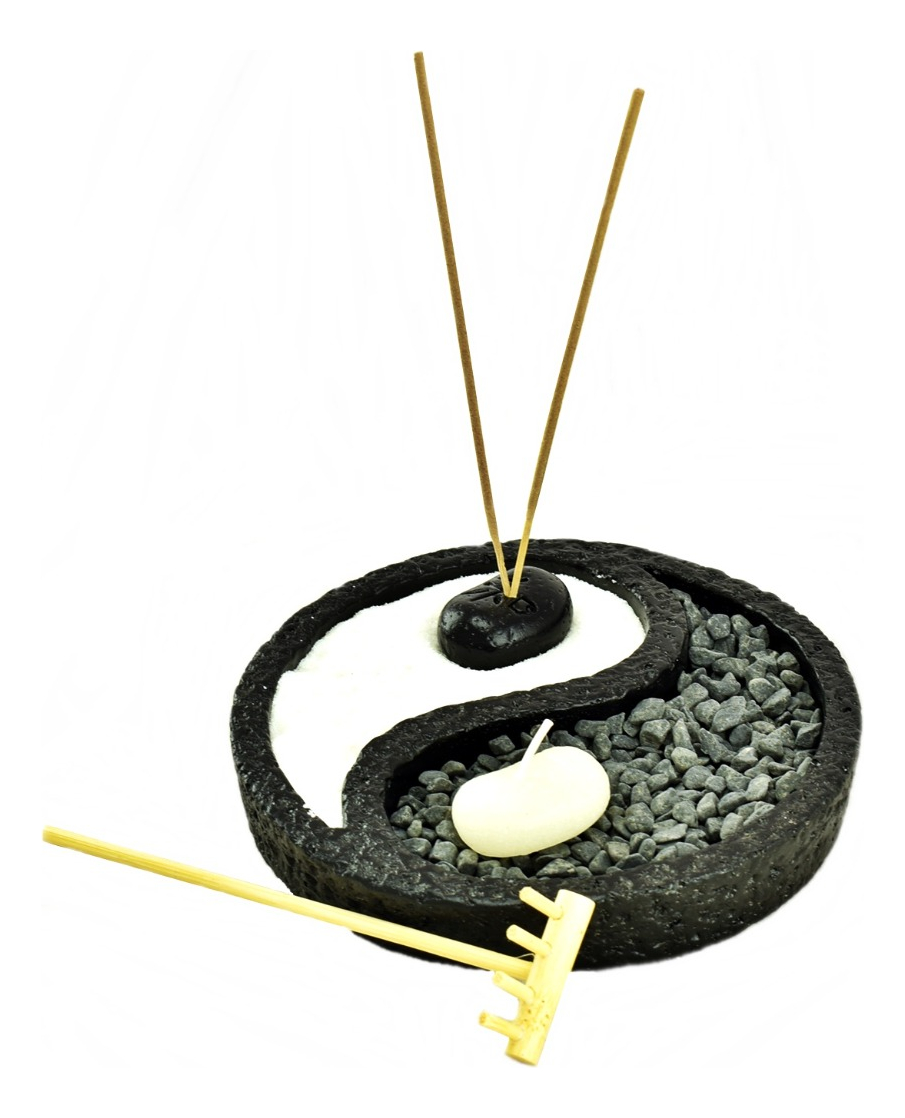 Jardín Zen Yin Yang Sahumerio Feng Shui Meditación Armonía - Imagen 2