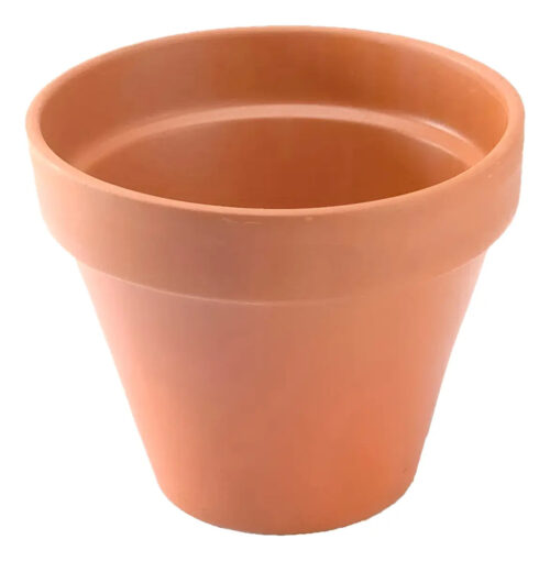 Maceta Comun N°4 Kit X6 Terracota Barro Suculentas Eco Blum