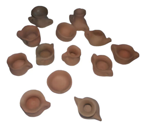Combo Cacharros De Barro Souvenirs Tamaño 0 X12 Unidades