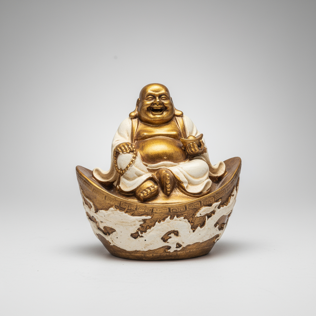 Buda Feliz Suerte Abundancia Dinero Importado Bali 10cm - Imagen 21