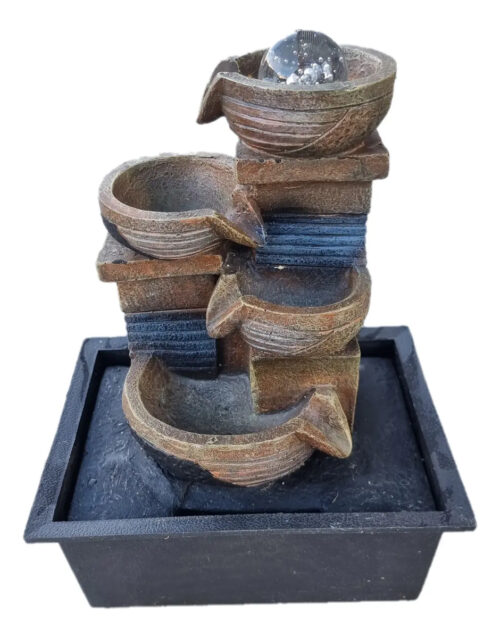 Fuente De Agua Mediana Cascada Relajación Esfera Oferta!!!