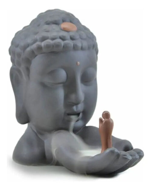 Porta Cono Fuente Humo Buda Mudra Feng Shui Sahumerio Zen