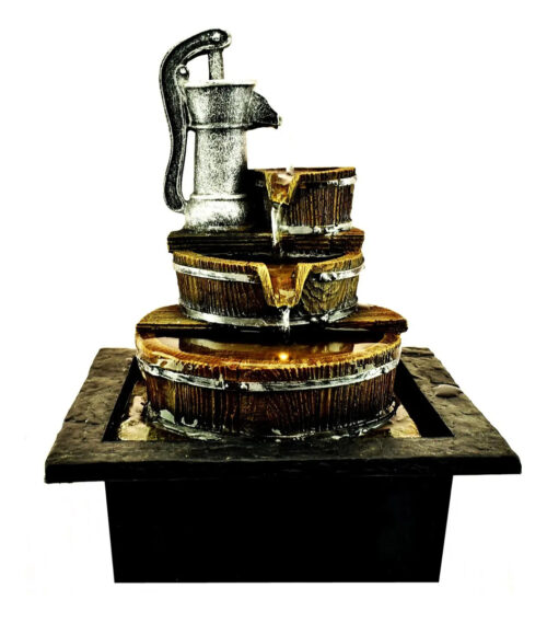 Fuente De Agua Mediana Cascada Relajación Bomba Oferta!!