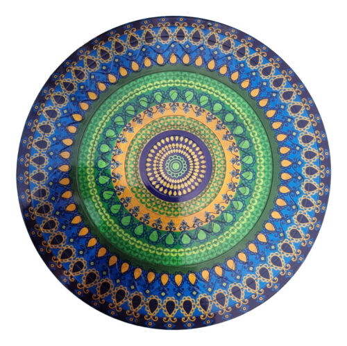 Movil De Viento Mandala Acero Inoxidable 15cm Importado
