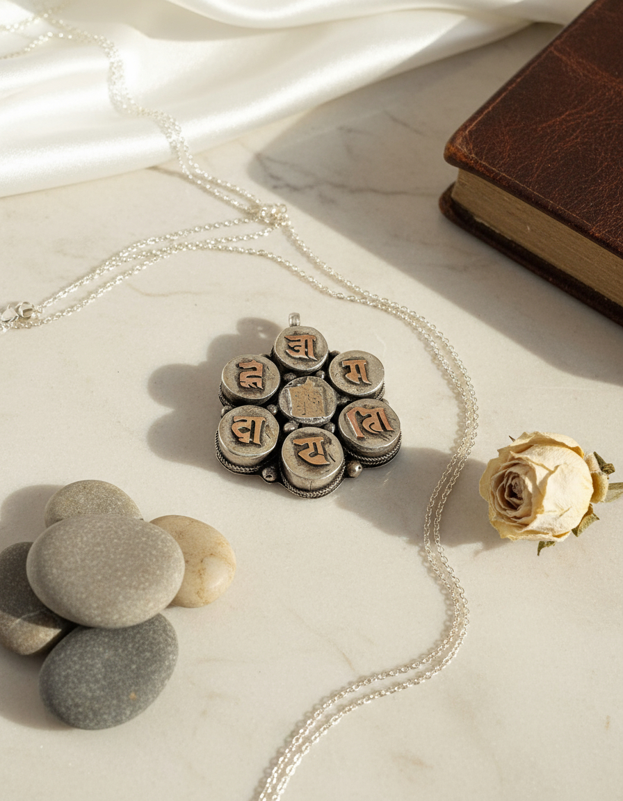 Dijes Importados Metal Mantra Suerte Fortuna Éxito Amor Paz - Imagen 12