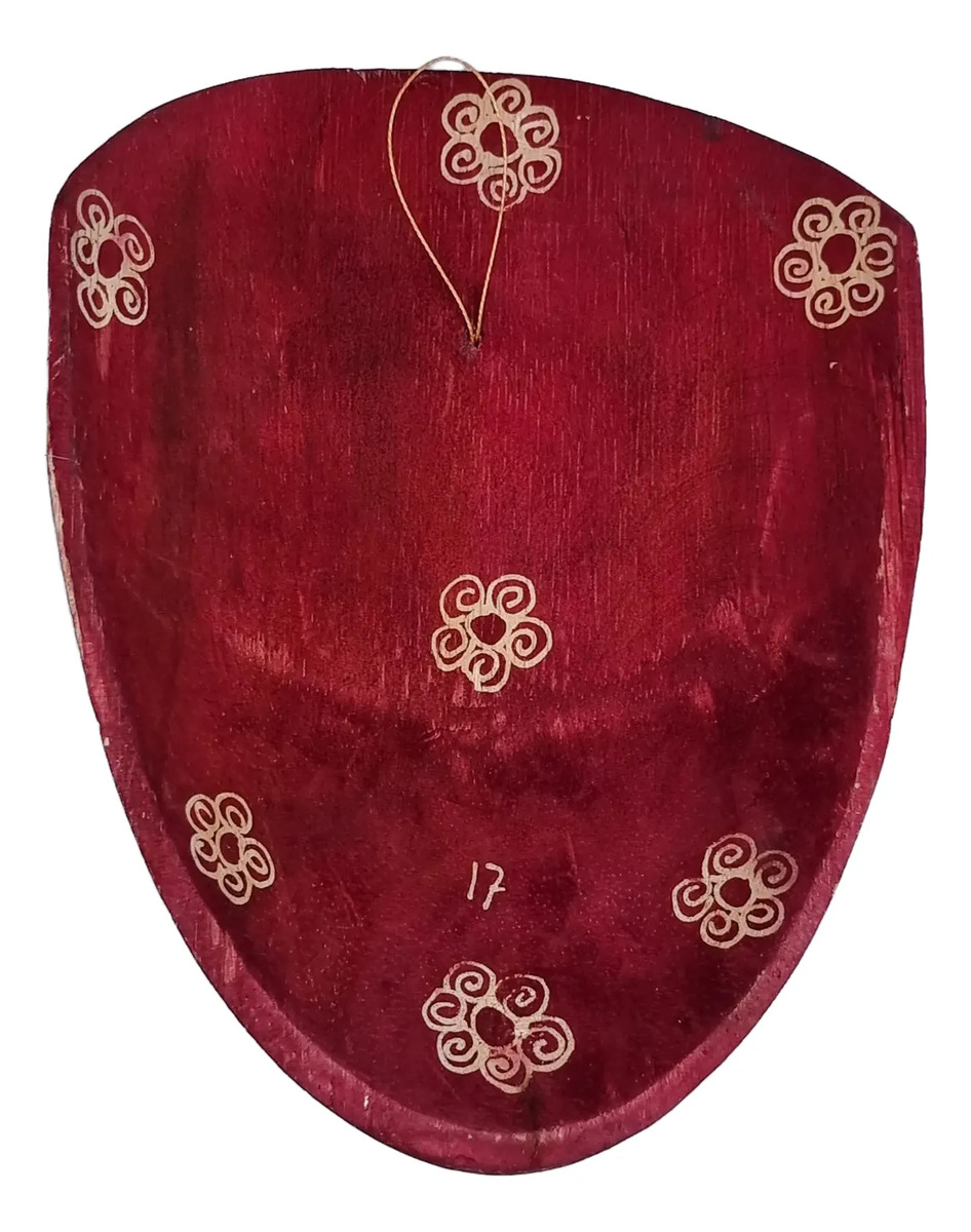Mascara Batik Madera Bali Hindu Proteccion Energia + 20cm - Imagen 5