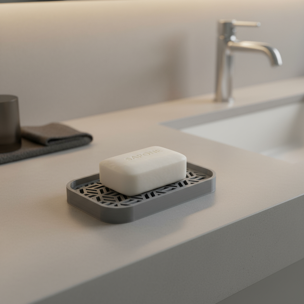 Jabonera Organizador Jabon Baño Parametric Diseño Armonia 3d - Imagen 14