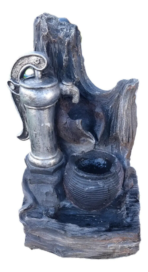 Fuente De Agua Cascada Zen Feng Shui 70cm Exterior Interior