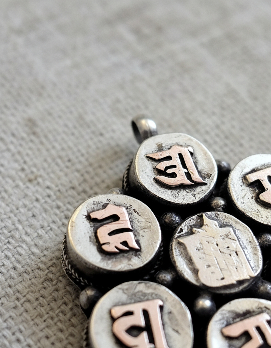 Dijes Importados Metal Mantra Suerte Fortuna Éxito Amor Paz - Imagen 16