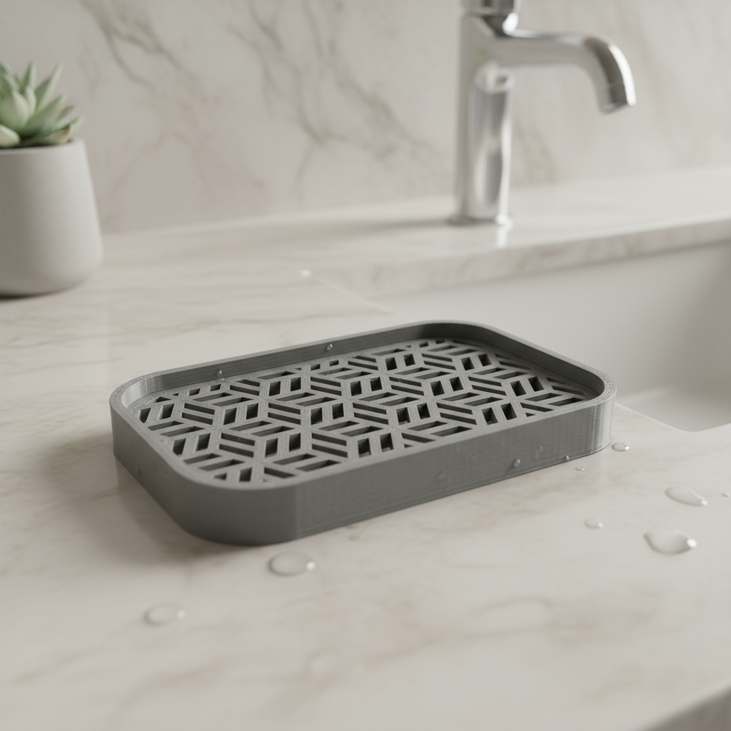 Jabonera Organizador Jabon Baño Parametric Diseño Armonia 3d - Imagen 16