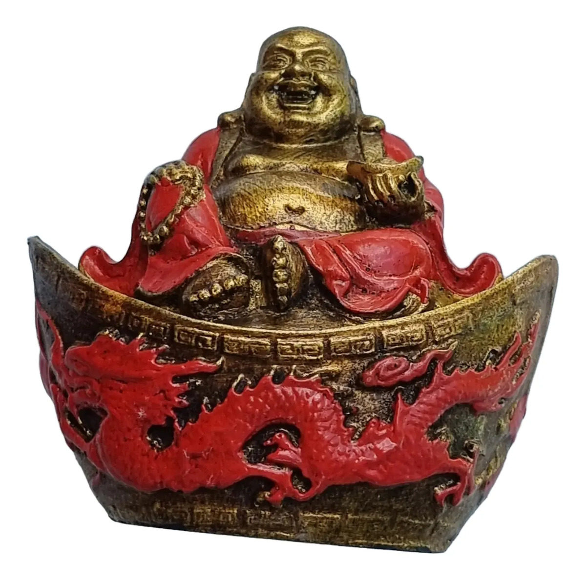 Buda Feliz Suerte Abundancia Dinero Importado Bali 10cm - Imagen 32