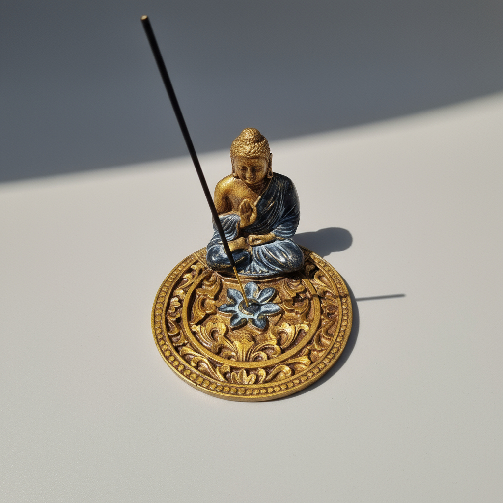 Porta Sahumerios Buda Mandala Grande Bali 15cm - Imagen 20