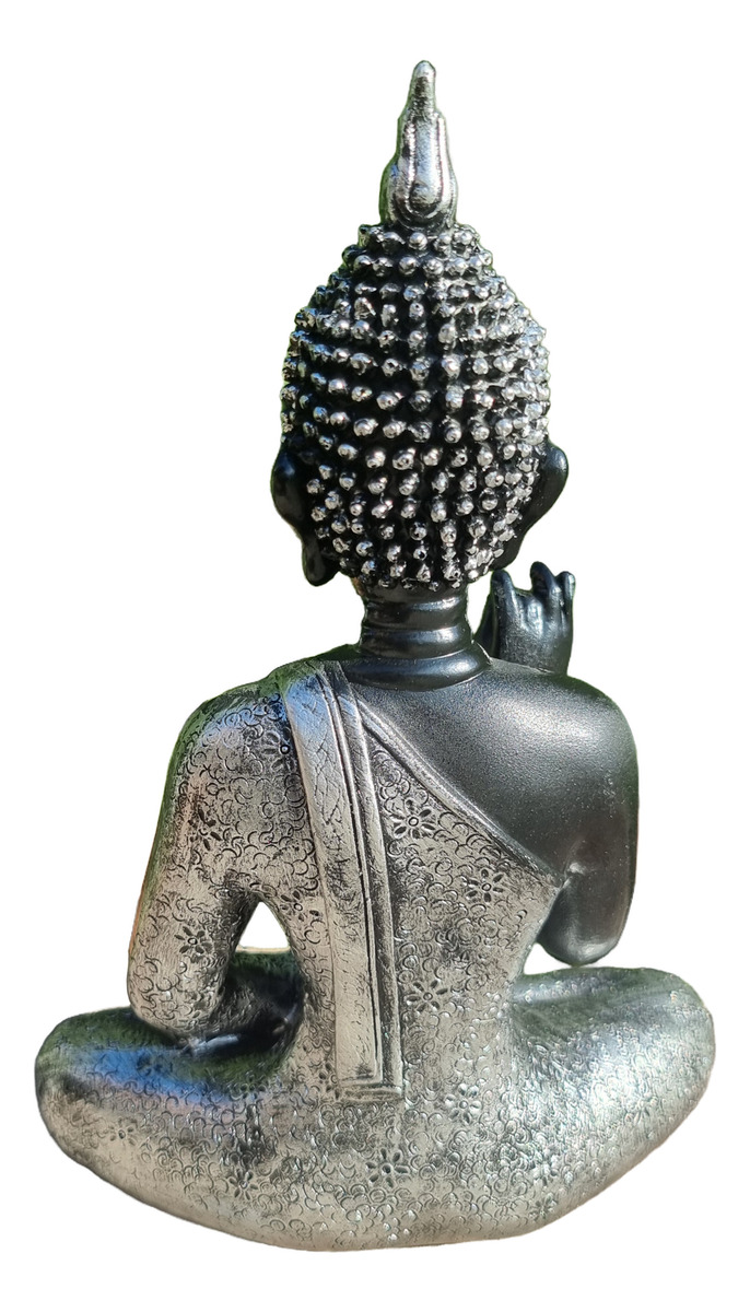 Buda Thai Meditando Bendicion Paz Armonia 22cm - Imagen 3