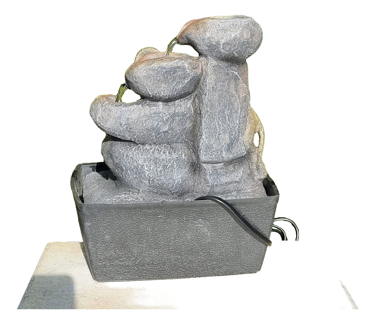 Fuente De Agua Mediana Cascada Elefante Mama E Hijo Oferta!! - Imagen 4