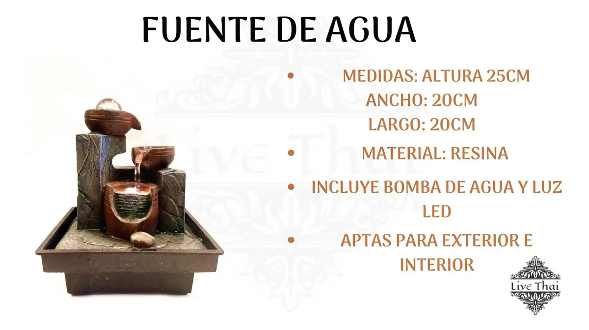 Fuente De Agua Esfera Mediana Cascada Relajación Oferta!!! - Imagen 2