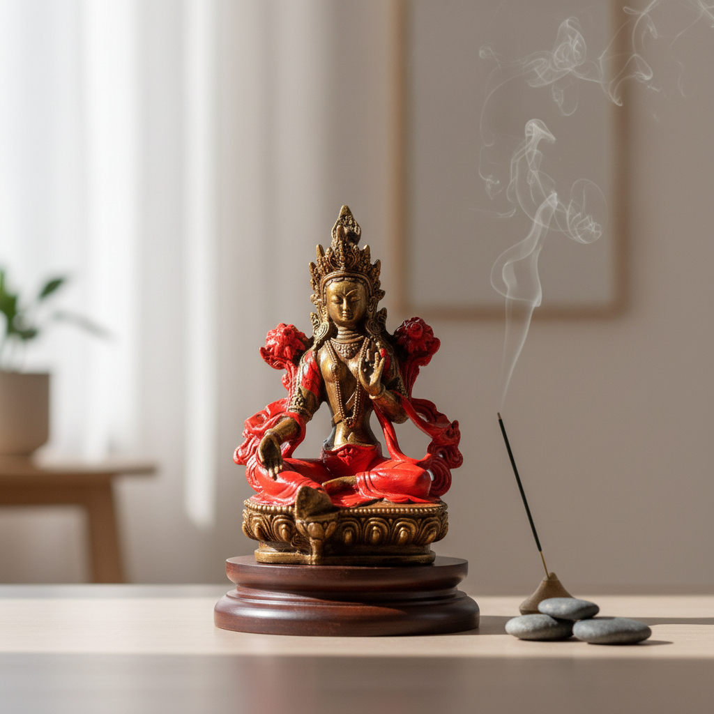 Buda Tara Sabiduria Compasion Bendicion Paz Armonia 20cm - Imagen 13
