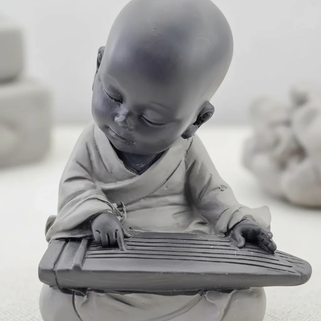 Figura Decorativa Niño Buda Deco Zen Armonia Paz - Imagen 4
