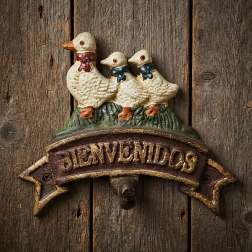 Carteles De Bienvenidos De Fundición De Hierro